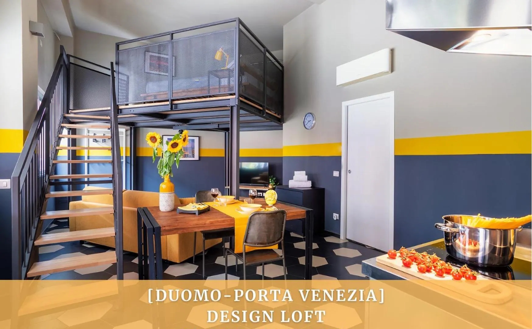 Duomo-Porta Venezia Design Loft Giallo 2 Milan